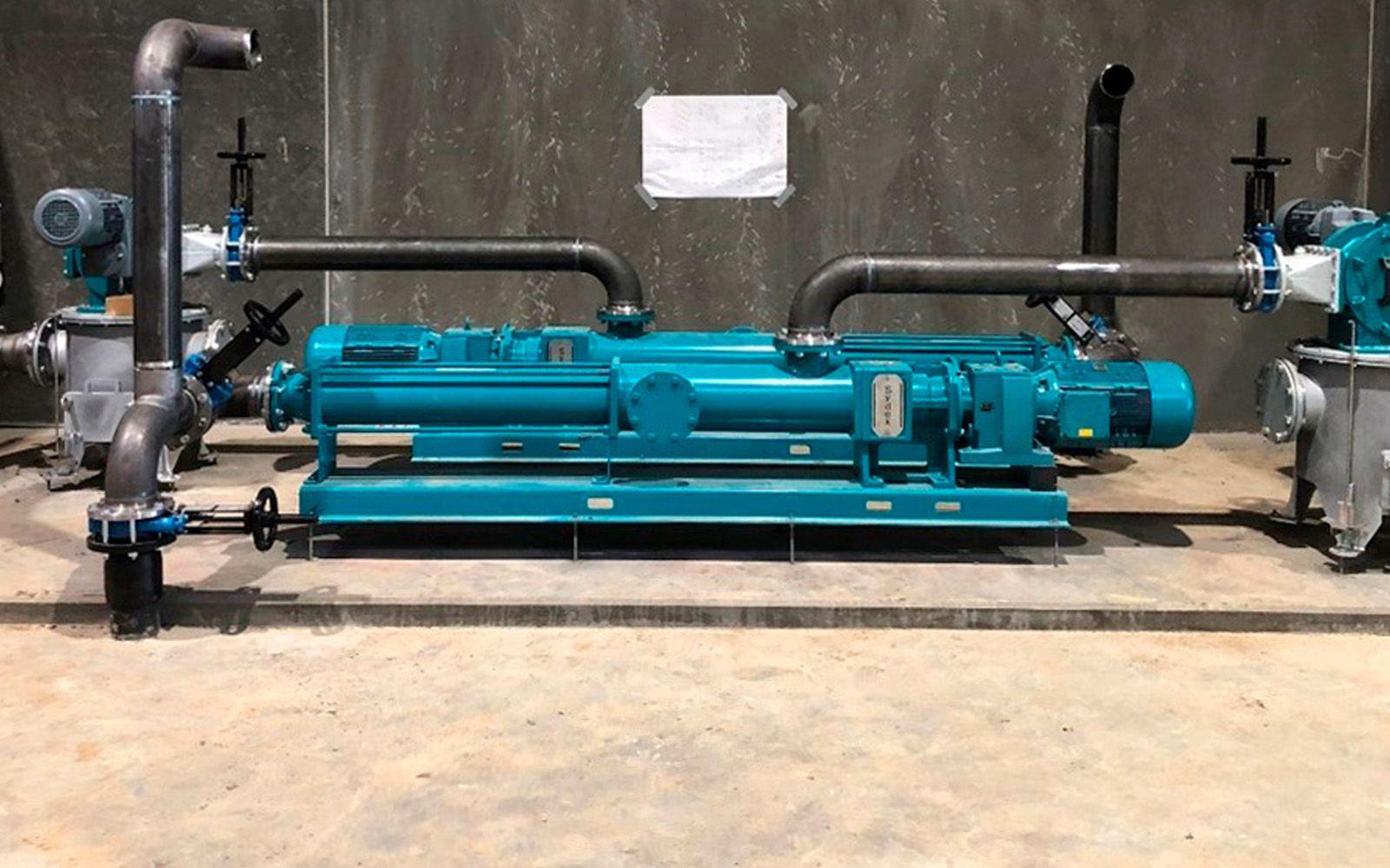 Indpumpning og neddeling af rågylle ved Greenlab Skive Biogas